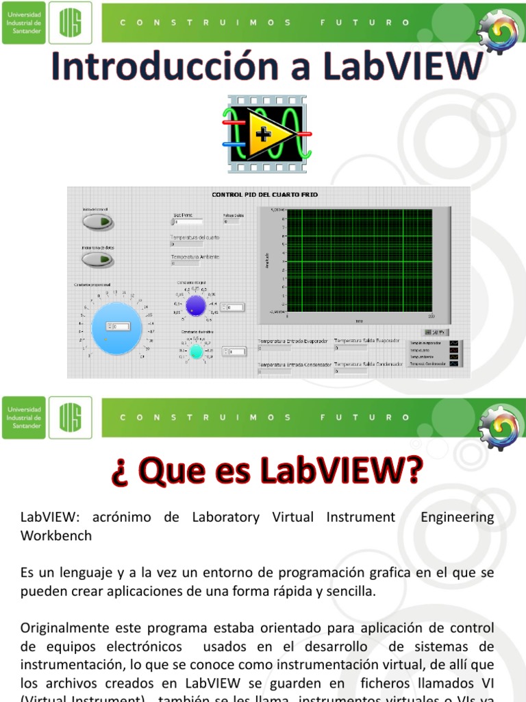 Introduccion LabVIEW, Control | PDF | Programación de computadoras
