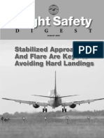 Flight Safety: Stabilized Approach and Flare Are Keys To Avoiding Hard Landings