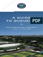 A Guide To Queueing - : The Championships, Wimbledon 1 JULY - 14 JULY 2019