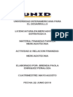 Tarea 2 Finanzas