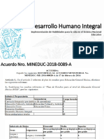 Desarrollo Humano Integral: Implementación de Habilidades para La Vida en El Sistema Nacional Educativo