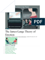 The James-Lange Theory of Emotion: More in Theories
