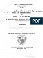 Patristic Studies (Catholic University of America) of Hippo Saint Augustine Müller, Liguori G. - The de Haeresibus of Saint Augustine. A Translation With An Introduction and Commentary