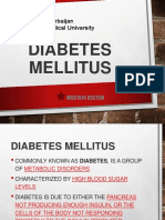 Diabetes Mellitus: Mustafa Rsetem