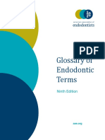 Glossary of Endodontic Terms: Ninth Edition