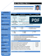 Hafiz Abu-Bakar Idrees: Personal Information