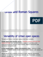 Greek and Roman Squares: Versatile Urban Spaces