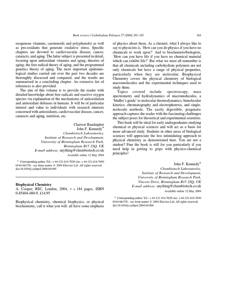 PRINCIPLES OF BIOPHYSICAL CHEMISTRY PDF intelligence overview