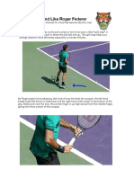 How To Hit Like Federer