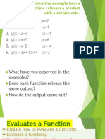 GEN. MATH-Evaluating A Function