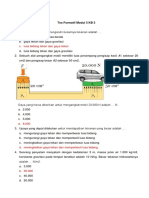 C. Luas Bidang Tekan Dan Gaya Tekan: Tes Formatif Modul 3 KB 3