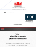 Identificación de Un Producto Artesanal