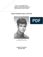 Stephen Donaldson Papers, 1965-1996