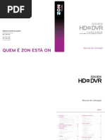 Manual de Utilizacao Zon BOx Sat