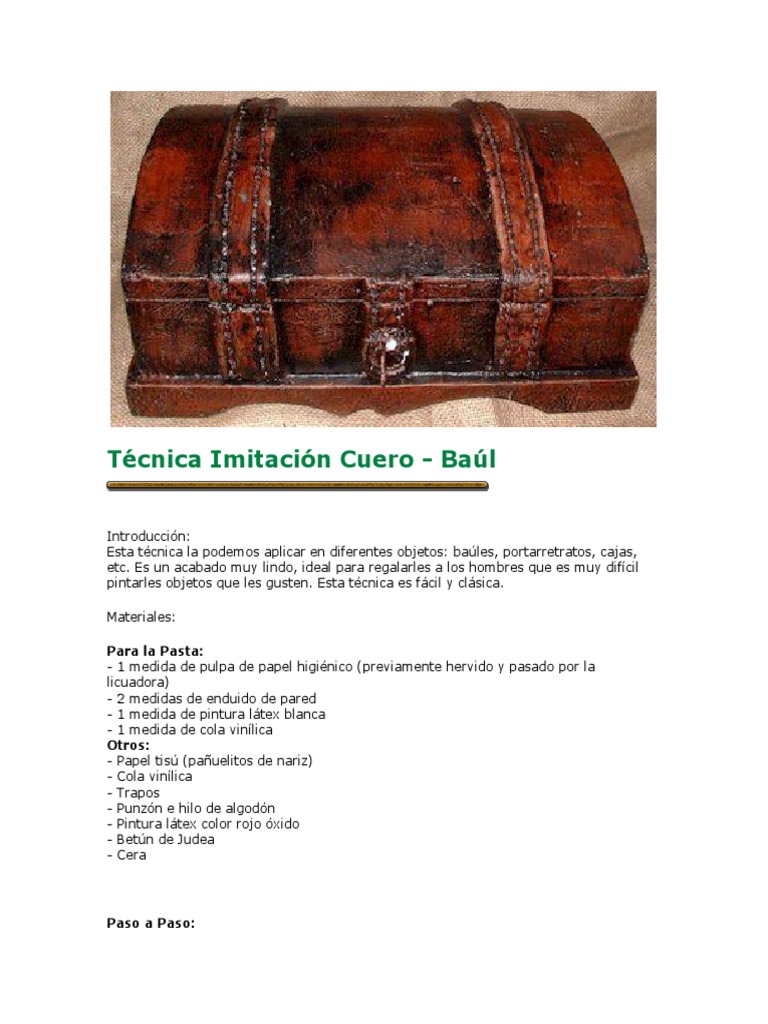 Decoupage Imitación Cuero | PDF | Papel | Reciclaje, image size:768x1024