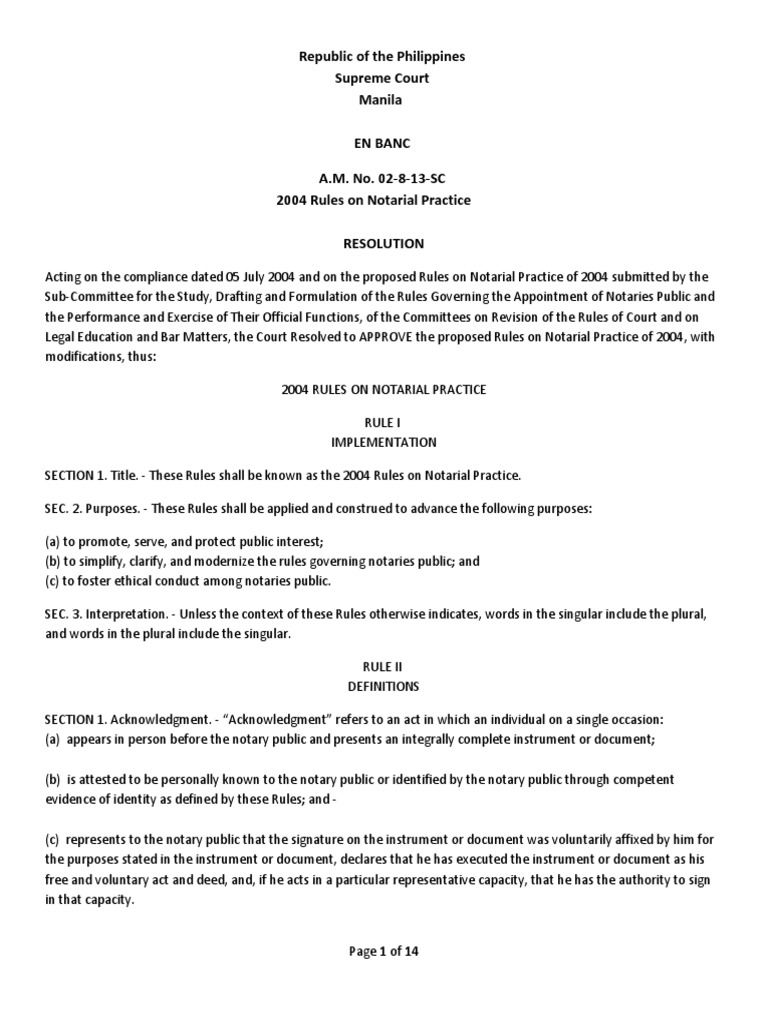 Republic of The Philippines Supreme Court Manila en Banc A.M. No. 02-8 ...