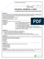 Relevos e agentes modeladores da superfície terrestre