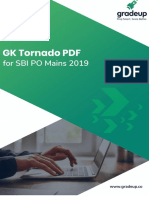 GK Tornado Sbi Po Main Exam 2019-68