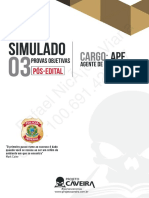 3º Simulado - Pós-Edital - AGENTE