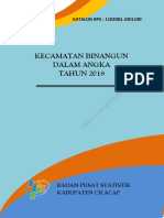 Kecamatan Binangun Dalam Angka 2018