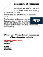 Ombudsman Scheme of Insurance