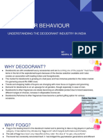 Consumer Behaviour: Understanding The Deodorant Industry in India