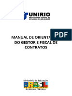 Manual de Gestão e Fiscalização de Contratos