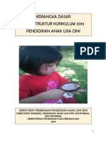 Pedoman Kurikulum PAUD 2013