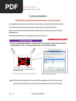 TB - FX5U GXW3 Using File Password and Permanent PLC Lock Function