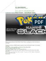Pokemon Kanto Black GBA Cheat
