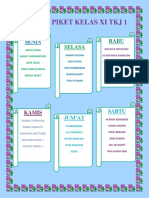 Daftar Piket Kelas Xi TKJ 1 Struktur Org