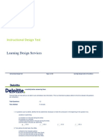 Instructional Design Test