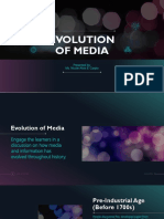 Lesson 2 - Evolution of Media