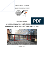 Analiza Vibracija Pjesackih Mostova Pri Prometnom Opterecenju Pjesacima - Muzic - Pirc PDF