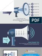 FF0181 01 Bullhorn Powerpoint Diagram