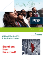 Writing Effective CVs and Application Letters