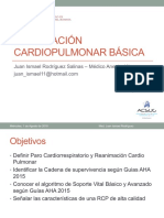 Reanimación) Cardiopulmonar) Básica: Juan) Ismael) Rodríguez) Salinas) - Médico) Anestesiólogo