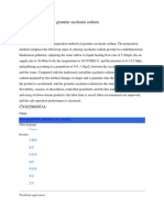 Preparation Method of Granular Saccharin Sodium: Download PDF Find Prior Art Similar