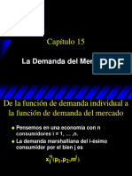 8.la Demanda Del Mercado (Varian, Cap. 15)