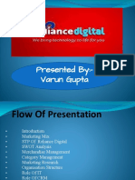 Reliance Digital Marketing Presentation on STP, 4Ps, Organization Structure & More