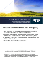 Pmpa Tools To Assist Risk Based Thinking 042318 Updated