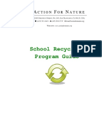 School Recycling Program Guide: Ction OR Ature