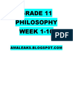 (Amaleaks - Blogspot.com) Philosophy Week 1-10