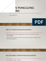 Penyuluhan Low Back Pain - PKM