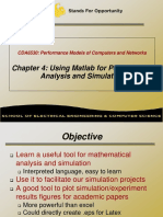 Chapter 4: Using Matlab For Performance Analysis and Simulation