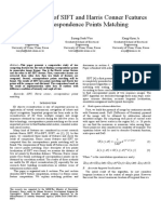 A Comparison of SIFT and Harris Conner Features For Correspondence Points Matching