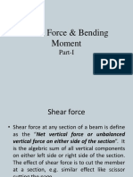 Force and Bending moment 