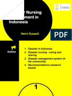 Disaster Nursing Management in Indonesia: Herni Susanti