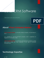 Web Based Sales CRM Software