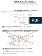 Inverter To Motor Wiring